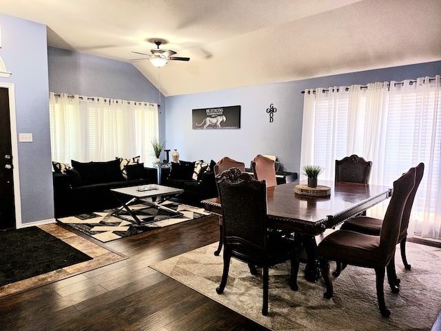 3019 Stallion Xing, Irving, TX 75060 - dining space with a ceiling fan and a glass covered fireplace