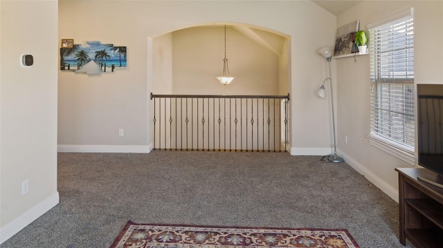 spare room with carpet flooring