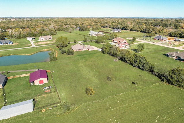 1281 Vz County Road 2120, Canton, TX 75103 - bird's eye view with a water view