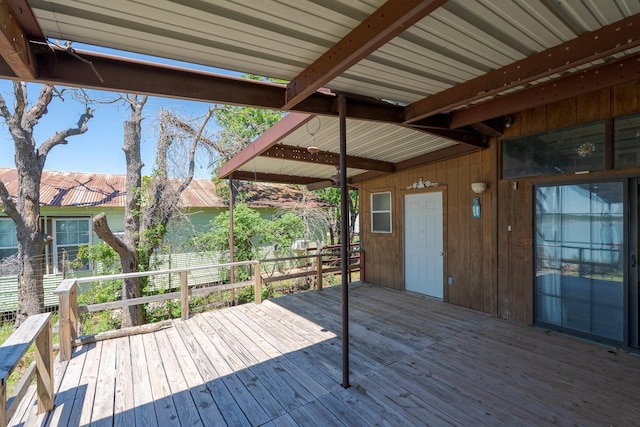 view of deck