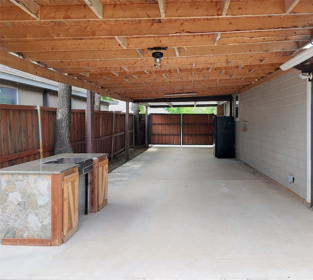 2904 Chestnut Ave, Fort Worth, TX 76106 - view of patio / terrace featuring fence