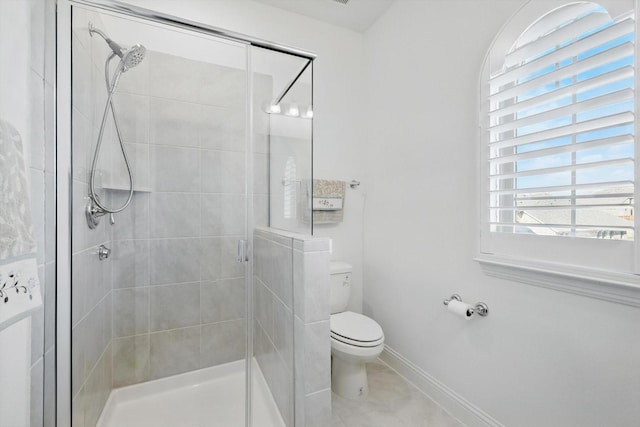 14329 Home Trl, Fort Worth, TX 76262 - full bath featuring baseboards, a stall shower, and toilet