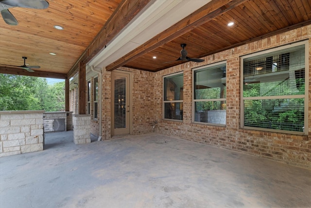 2833 Macquarie St, Trophy Club, TX 76262 - view of patio featuring a ceiling fan