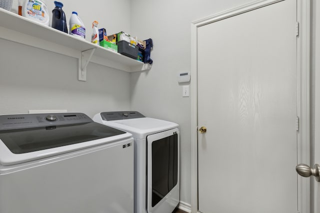 2820 Lone Ranger Trl, Little Elm, TX 75068 - washroom with separate washer and dryer