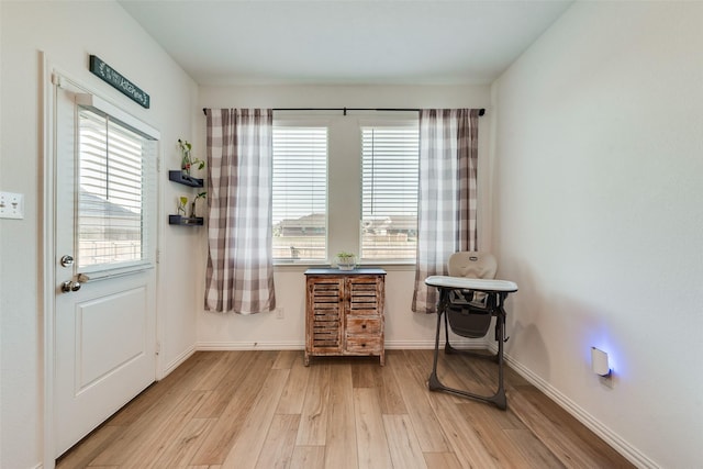 14620 Serrano Ridge Rd, Fort Worth, TX 76052 - entryway with light wood-style flooring, healthy amount of natural light, and baseboards