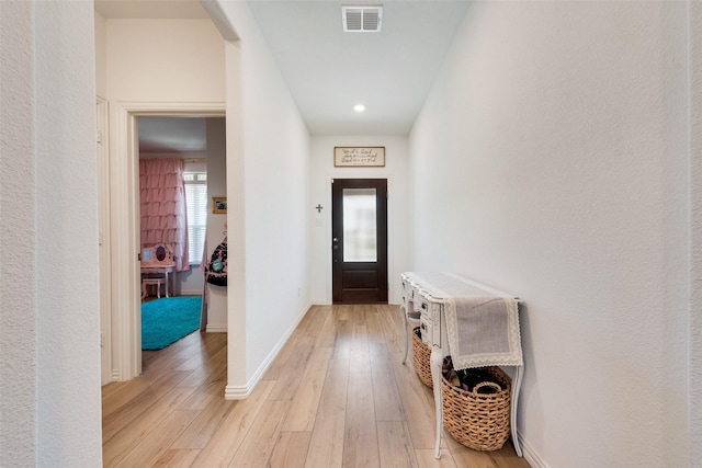 14620 Serrano Ridge Rd, Fort Worth, TX 76052 - foyer featuring light wood-type flooring and baseboards