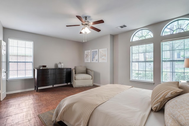 1370 Misty Cv, Rockwall, TX 75087 - bedroom featuring baseboards and a ceiling fan