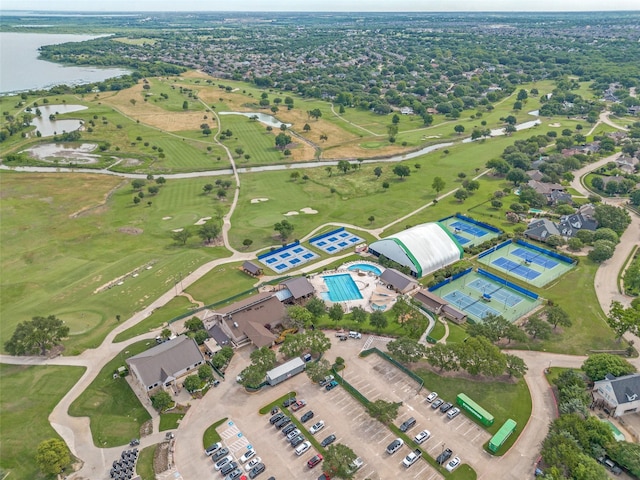 1370 Misty Cv, Rockwall, TX 75087 - aerial overview of property's location with a large body of water