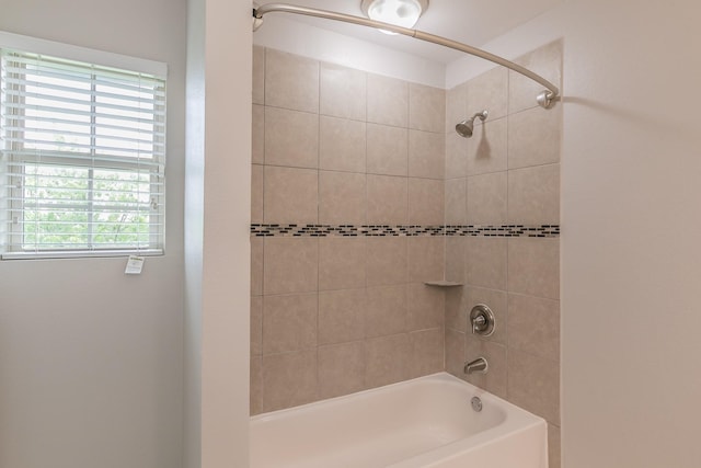 bathroom featuring shower / bathtub combination