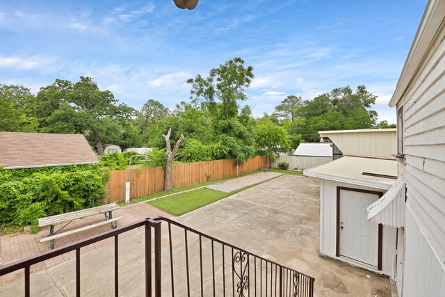 view of patio / terrace featuring a fenced backyard