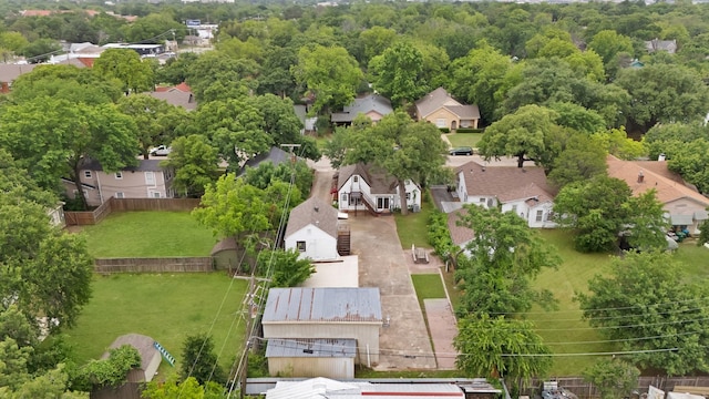 drone / aerial view featuring a residential view