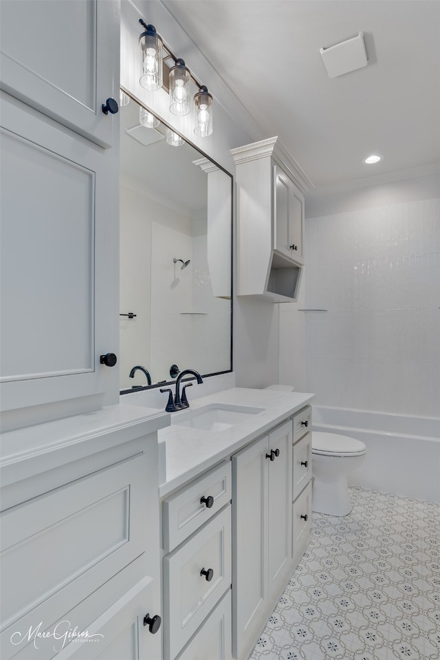 831 Walstonburg Ln, Benton, LA 71006 - full bathroom with vanity and shower / tub combination