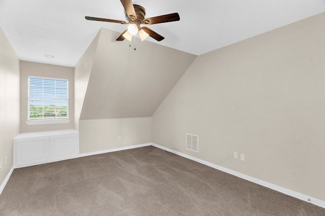 1991 Sunset Trl, Mckinney, TX 75071 - bonus room featuring ceiling fan, baseboards, carpet flooring, and visible vents