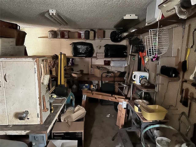 view of storage room