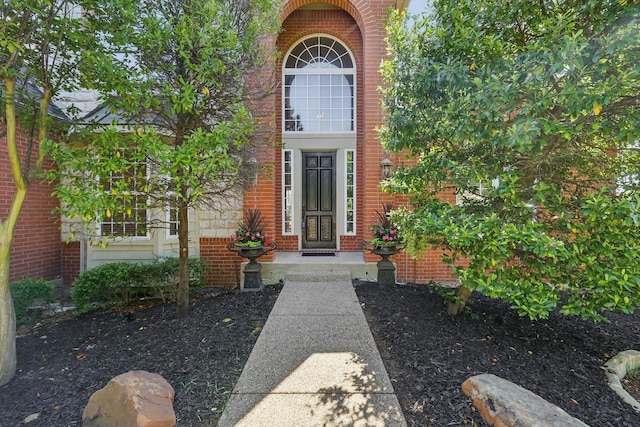 2704 Wisdom Creek Dr, Flower Mound, TX 75022 - property entrance featuring brick siding