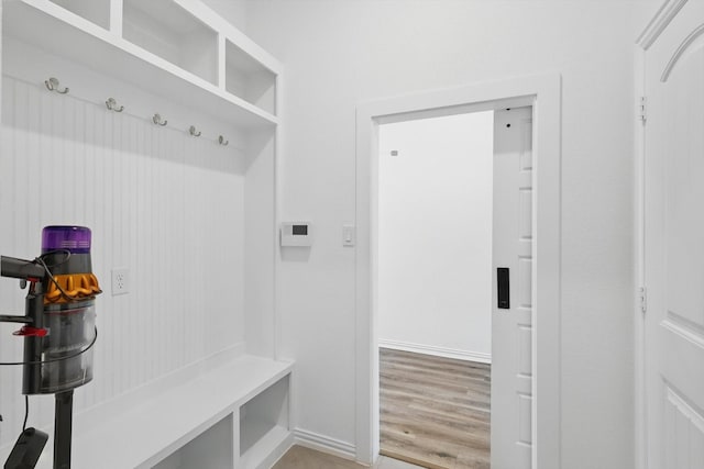 3120 Bent Creek Dr, Anna, TX 75409 - mudroom featuring light wood-type flooring and baseboards