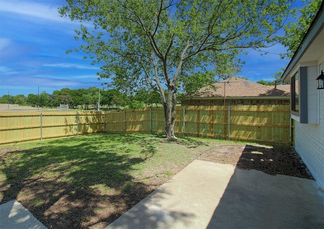 405 Derby Ln, Desoto, TX 75115 - view of yard featuring a patio area and a fenced backyard