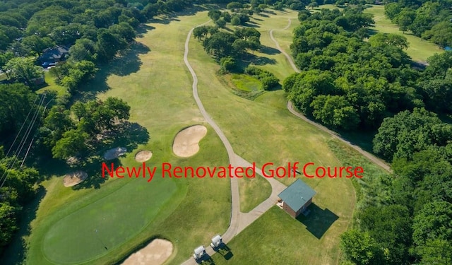 1916 Tierney Rd, Fort Worth, TX 76112 - drone / aerial view with golf course view