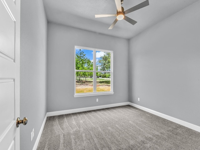117 Fan Mill Trl, Weatherford, TX 76085 - unfurnished room featuring baseboards, carpet floors, and ceiling fan