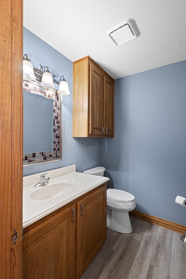 516 Wild Wood Dr, Decatur, TX 76234 - bathroom featuring vanity and wood finished floors