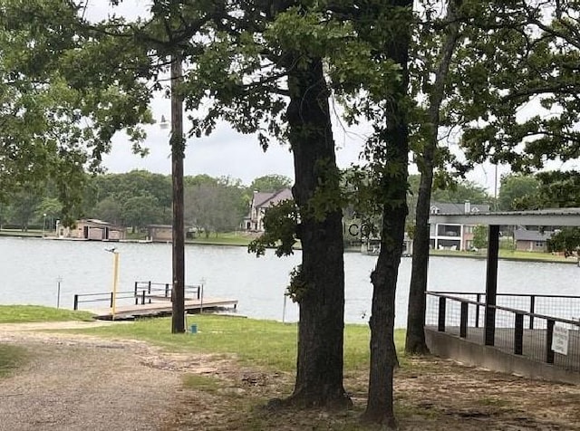 113 Daniel Dr, Mabank, TX 75156 - view of dock with a water view