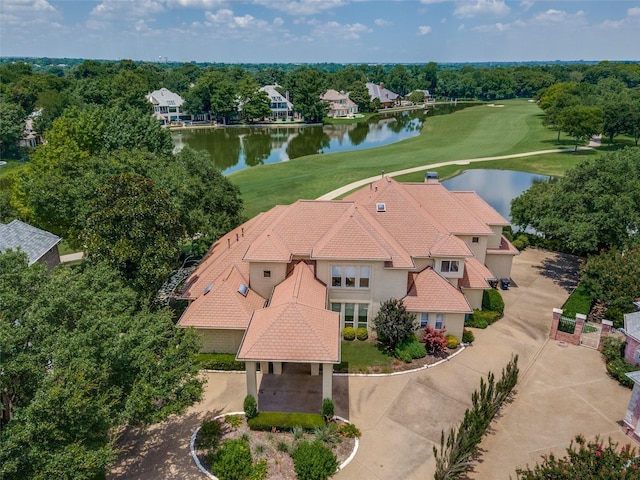 6001 Laurel Valley Ct, Fort Worth, TX 76132 - aerial view of property and surrounding area featuring a large body of water and a golf club