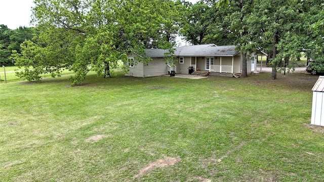 10139 Fm 3441, Malakoff, TX 75148 - view of green lawn with covered porch