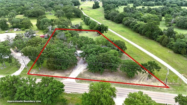 10139 Fm 3441, Malakoff, TX 75148 - view of property location with property boundaries highlighted and a tree filled landscape