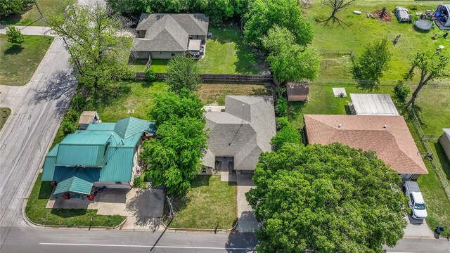 1114 N Elm St, Weatherford, TX 76086 - bird's eye view