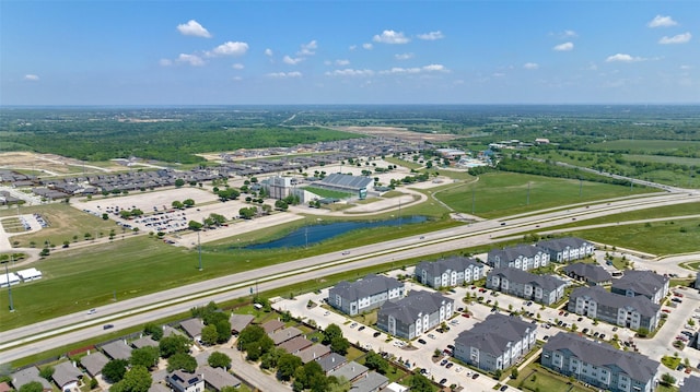 807-809 Sun Valley Dr, Denton, TX 76209 - bird's eye view featuring a water view