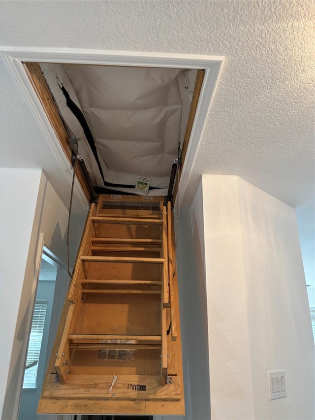 view of stairway