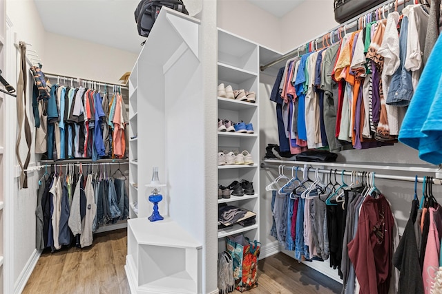 2210 County Road 1104, Cleburne, TX 76031 - walk in closet with wood finished floors