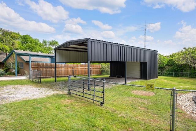 view of stable