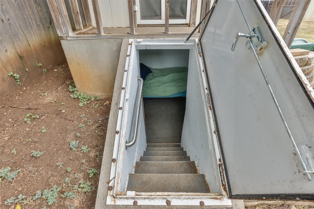 308 N Pecan St, Muenster, TX 76252 - view of storm shelter