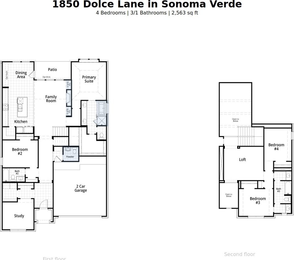 1850 Dolce Ln, Mclendon Chisholm, TX 75032 - floor plan