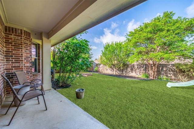 11529 Penick Way, Frisco, TX 75033 - view of yard featuring a patio area