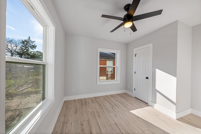 1826 Norfolk Ave, Dallas, TX 75203 - spare room featuring a wealth of natural light and light wood-style flooring