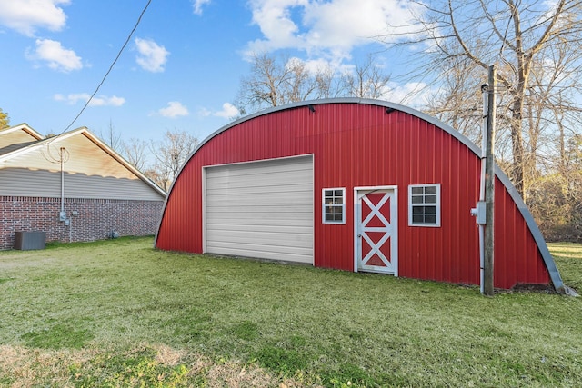 5663 Bretwood Dr, Keithville, LA 71047 - view of pole building featuring a lawn