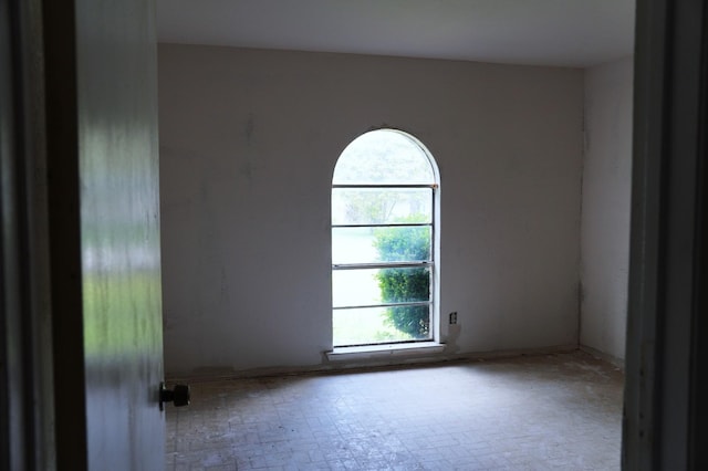 view of empty room