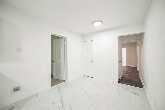 2126 Cedar St, Paris, TX 75460 - empty room featuring marble finish floor and baseboards