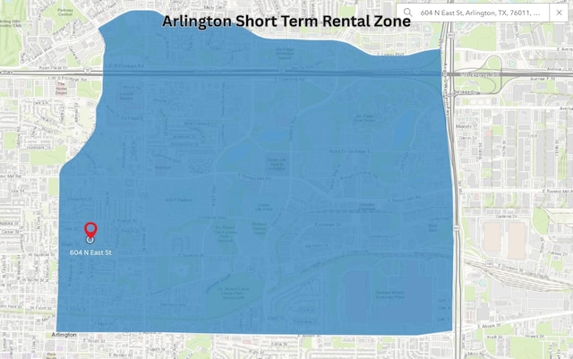 604 N E St, Arlington, TX 76011 - map