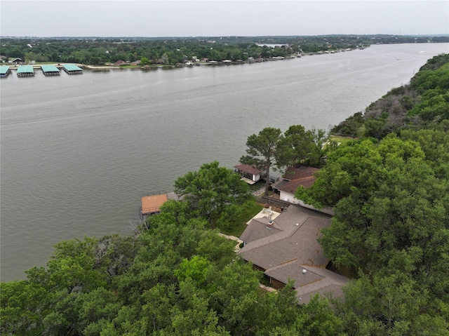 1351 Porter Ct, Granbury, TX 76048 - bird's eye view featuring a water view