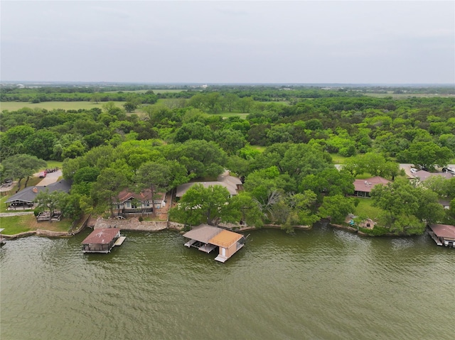 1351 Porter Ct, Granbury, TX 76048 - birds eye view of property featuring a water view
