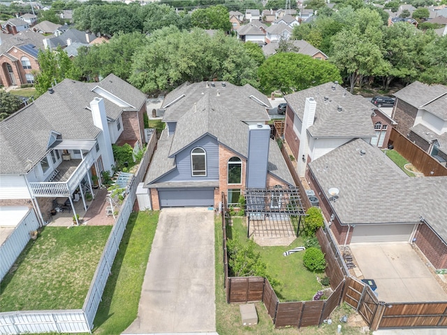 18815 Park Grove Ln, Dallas, TX 75287 - aerial view of residential area