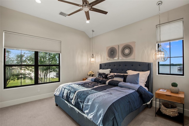 13555 Broken Arrow, Malakoff, TX 75148 - bedroom featuring recessed lighting, carpet floors, visible vents, and baseboards