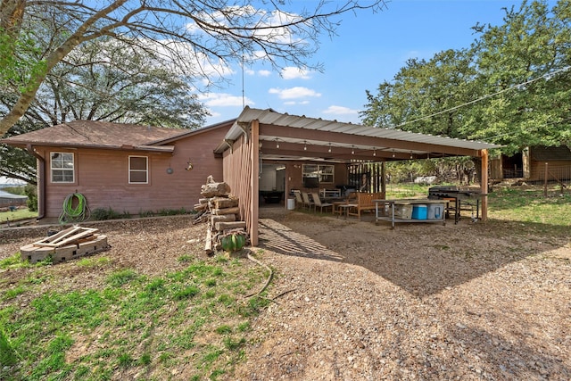view of back of property