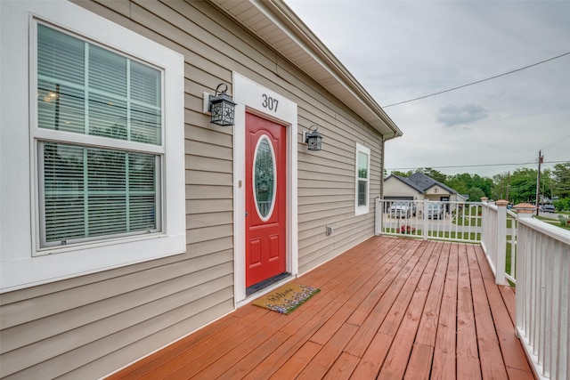 view of deck