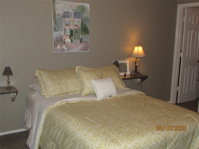 2709 Lakeside Dr, Burleson, TX 76028 - carpeted bedroom with baseboards