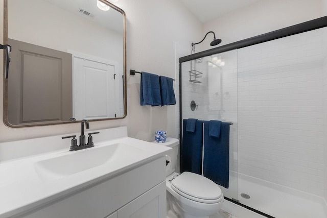 1236 Monterra Way, Fate, TX 75087 - bathroom featuring a shower stall, vanity, and toilet