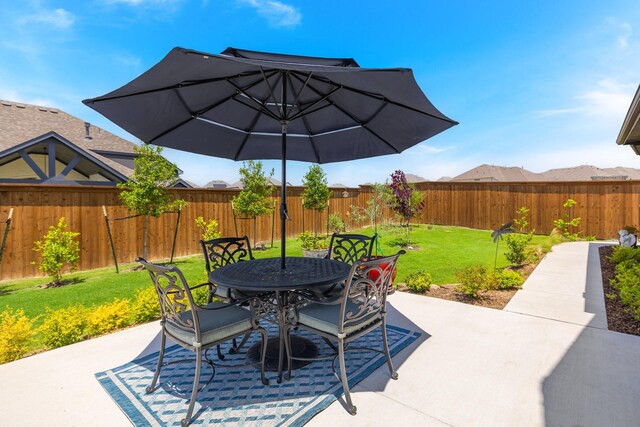 1236 Monterra Way, Fate, TX 75087 - view of patio featuring outdoor dining area
